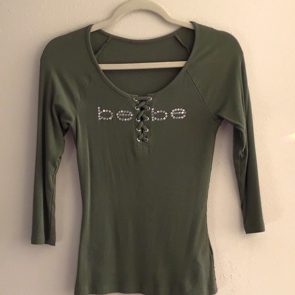Bebe long sleeve sz M top in excellent condition